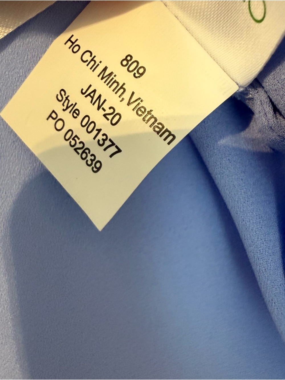 Lilly Pulitzer Langston Top Periwinkle Blue Size small - Picture 6 of 7